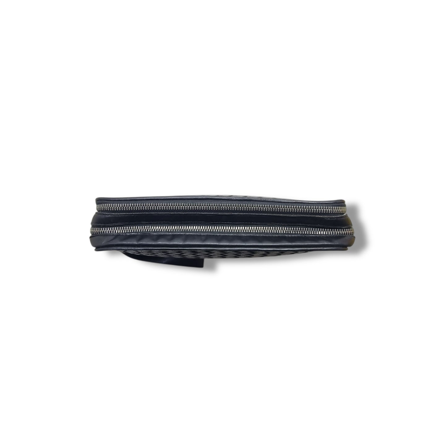 Bottega Veneta Organizer Intrecciato Leather Shw (Black)