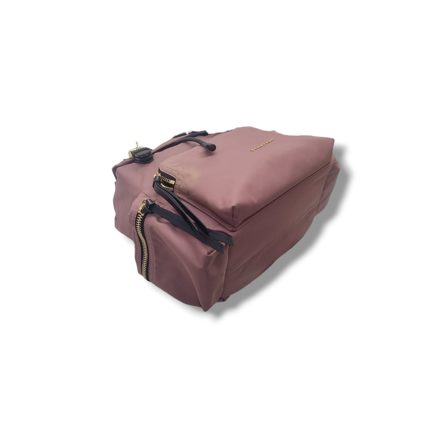 Burberry Prorsum Nylon Rucksack Backpack Ghw (Mauve Pink)