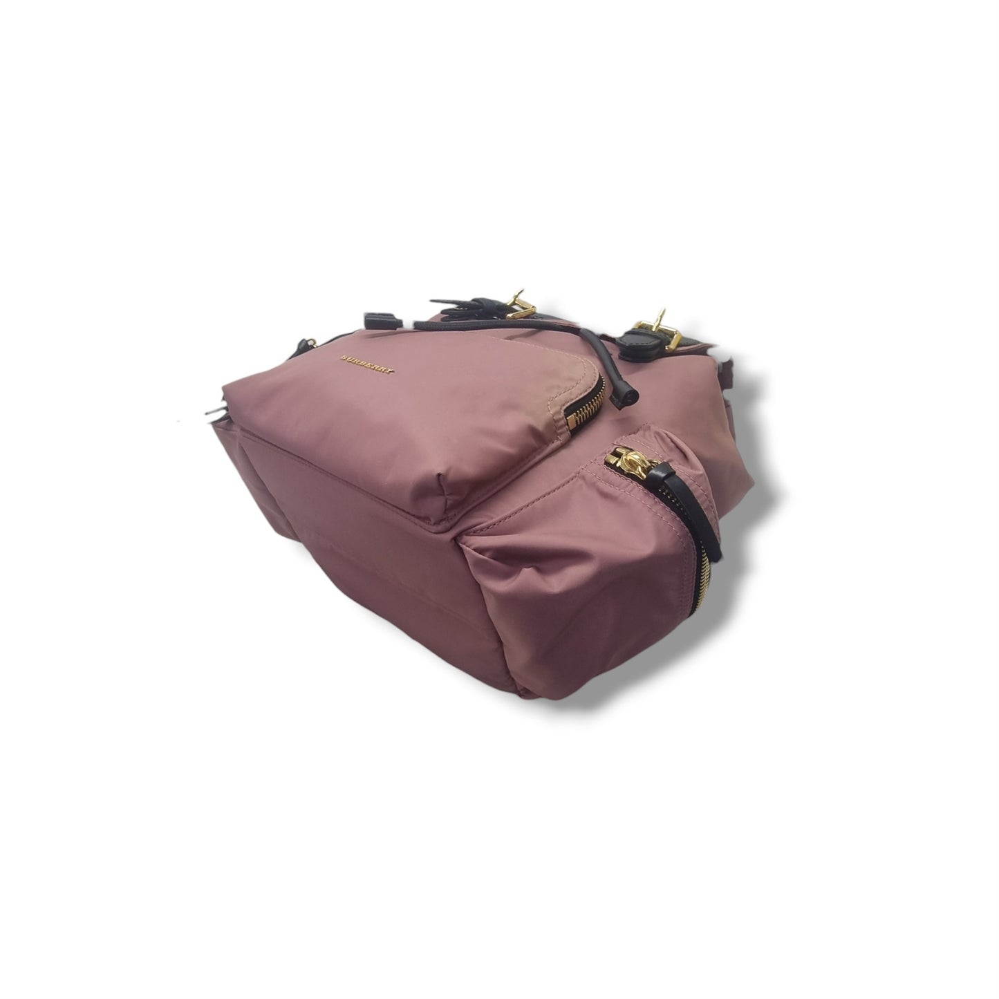 Burberry Prorsum Nylon Rucksack Backpack Ghw (Mauve Pink)