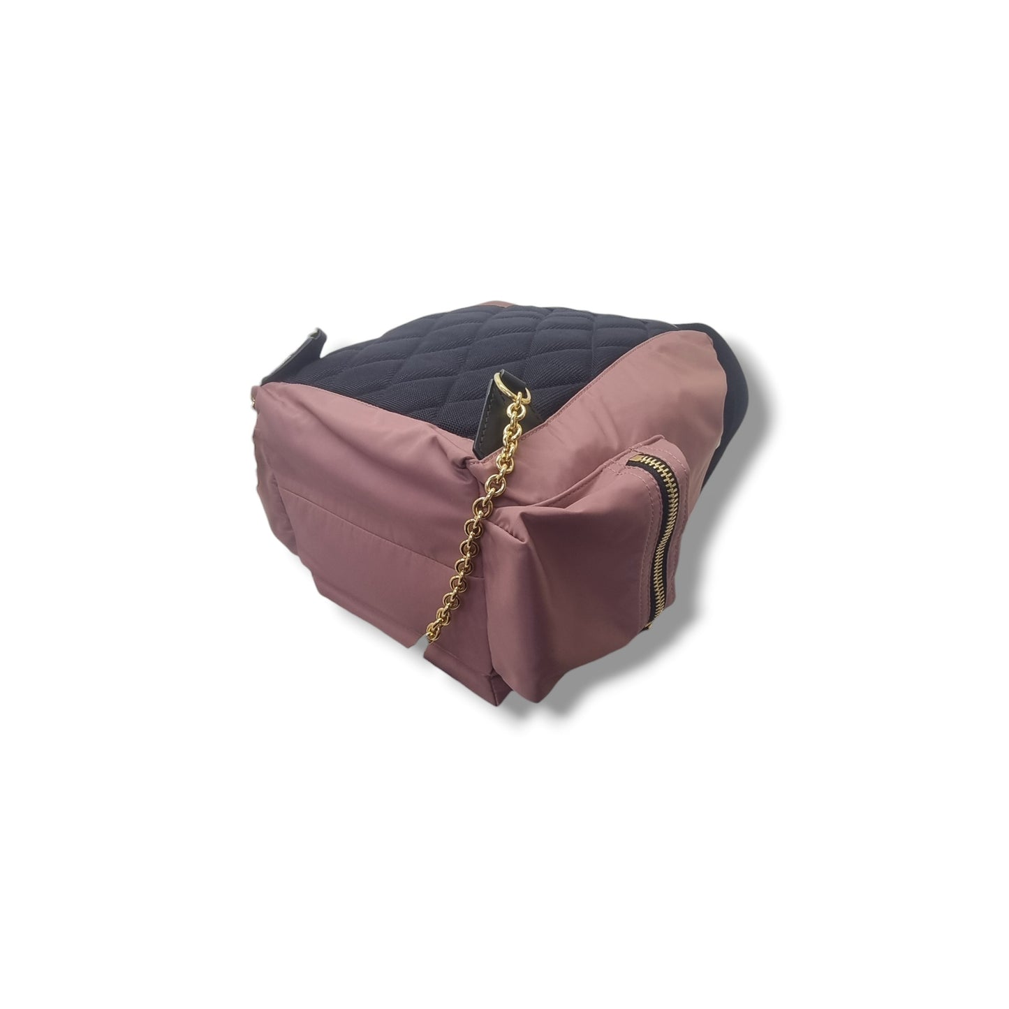 Burberry Prorsum Nylon Rucksack Backpack Ghw (Mauve Pink)