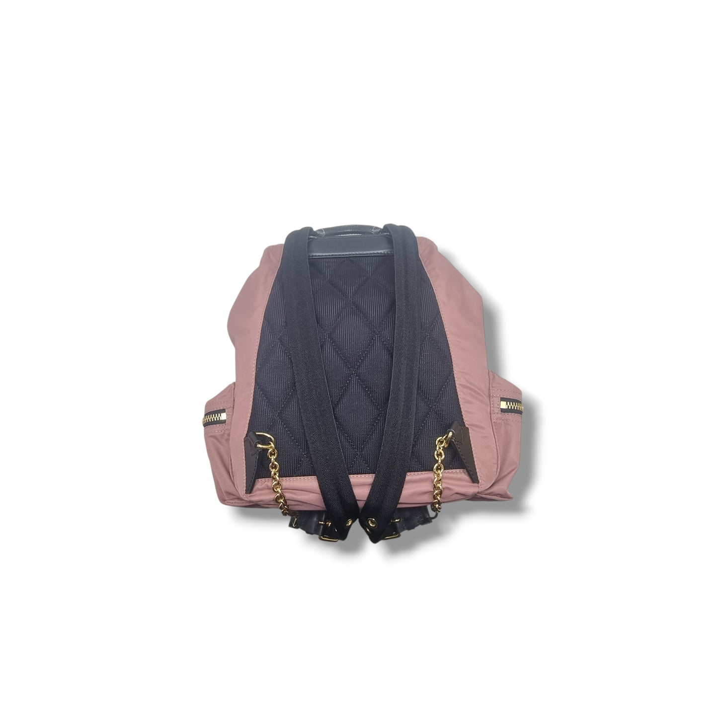 Burberry Prorsum Nylon Rucksack Backpack Ghw (Mauve Pink)
