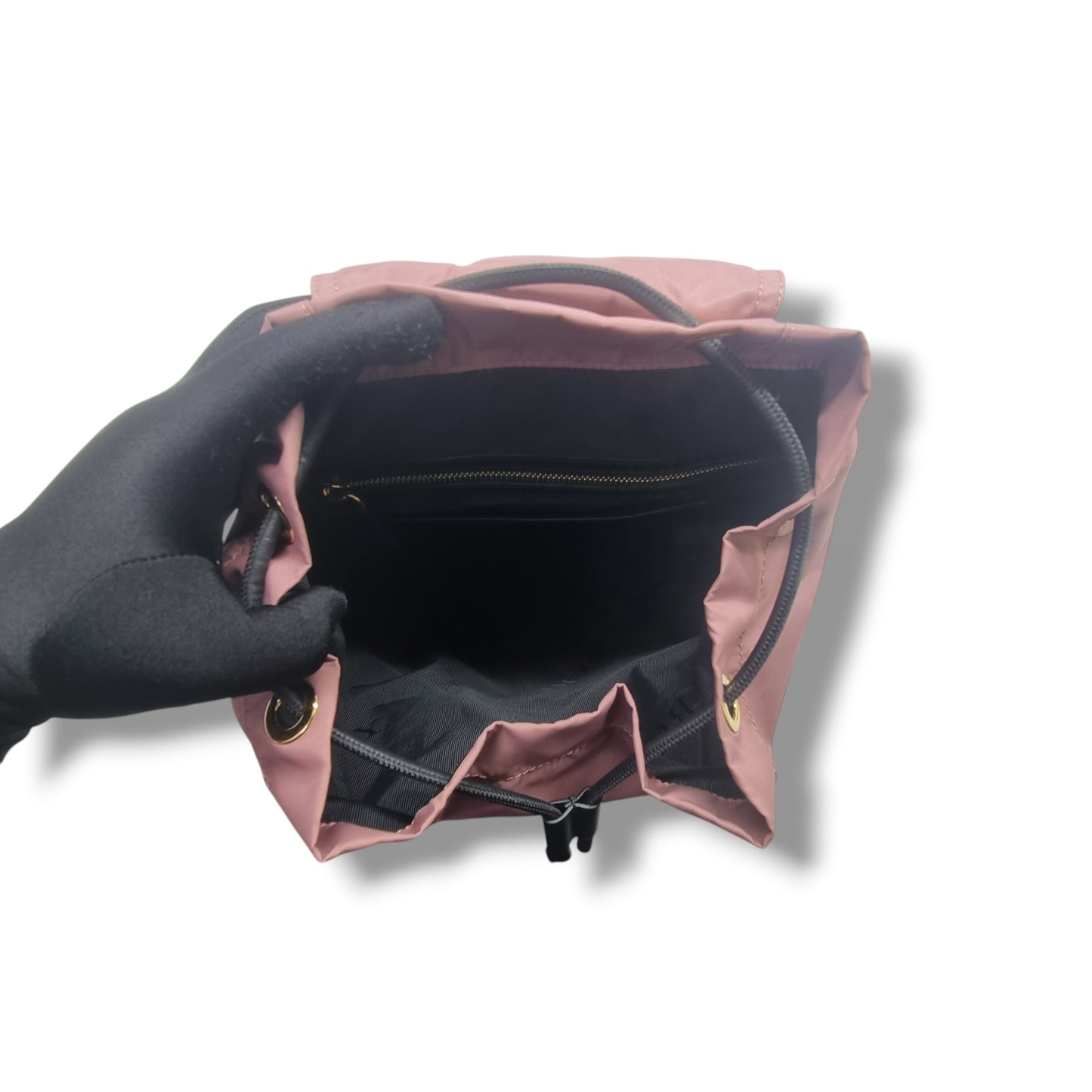 Burberry Prorsum Nylon Rucksack Backpack Ghw (Mauve Pink)