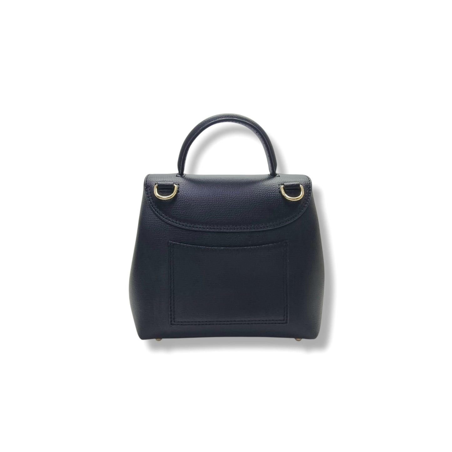 Polene Numero Un Nano Leather Tote Ghw (Black)