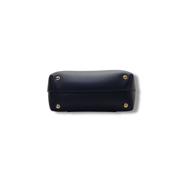 Polene Numero Un Nano Leather Tote Ghw (Black)