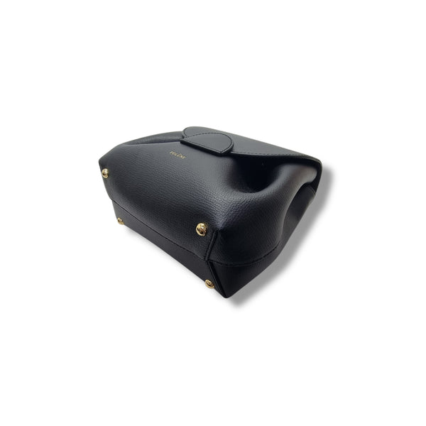 Polene Numero Un Nano Leather Tote Ghw (Black)