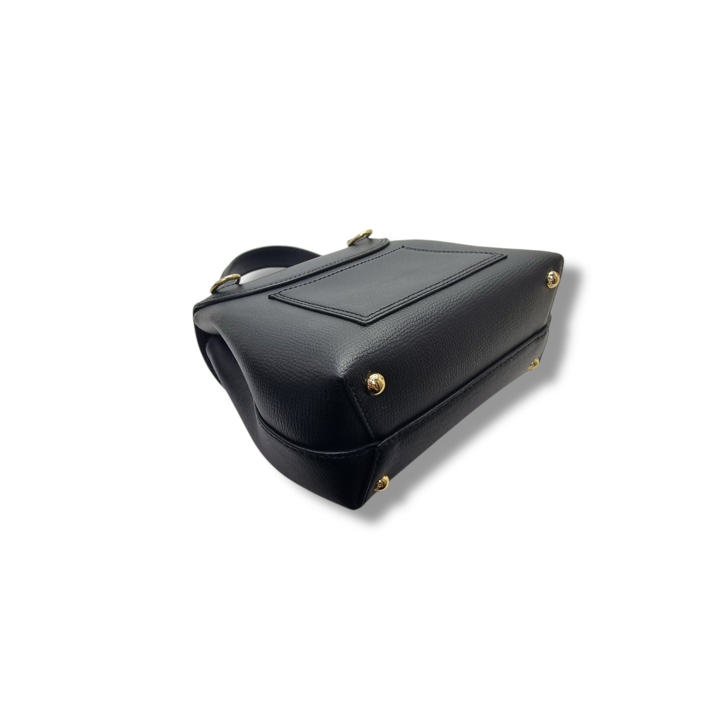 Polene Numero Un Nano Leather Tote Ghw (Black)