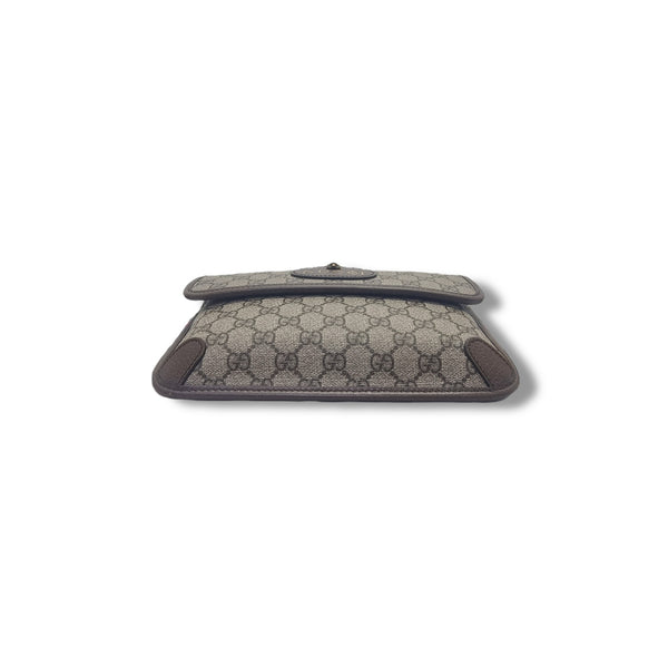 Gucci Belt Bag GG Supreme Neo Vintage Canvas Ghw (Beige/Brown)