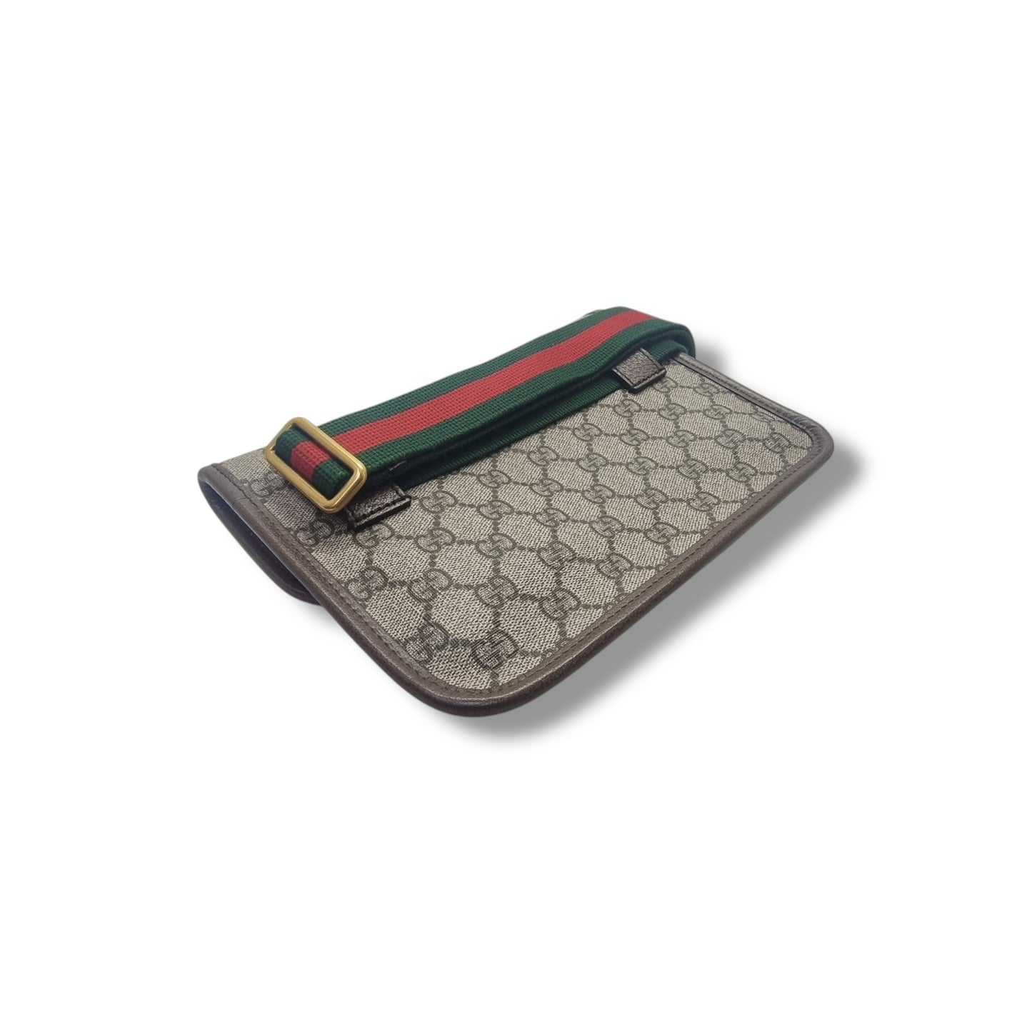 Gucci Belt Bag GG Supreme Neo Vintage Canvas Ghw (Beige/Brown)