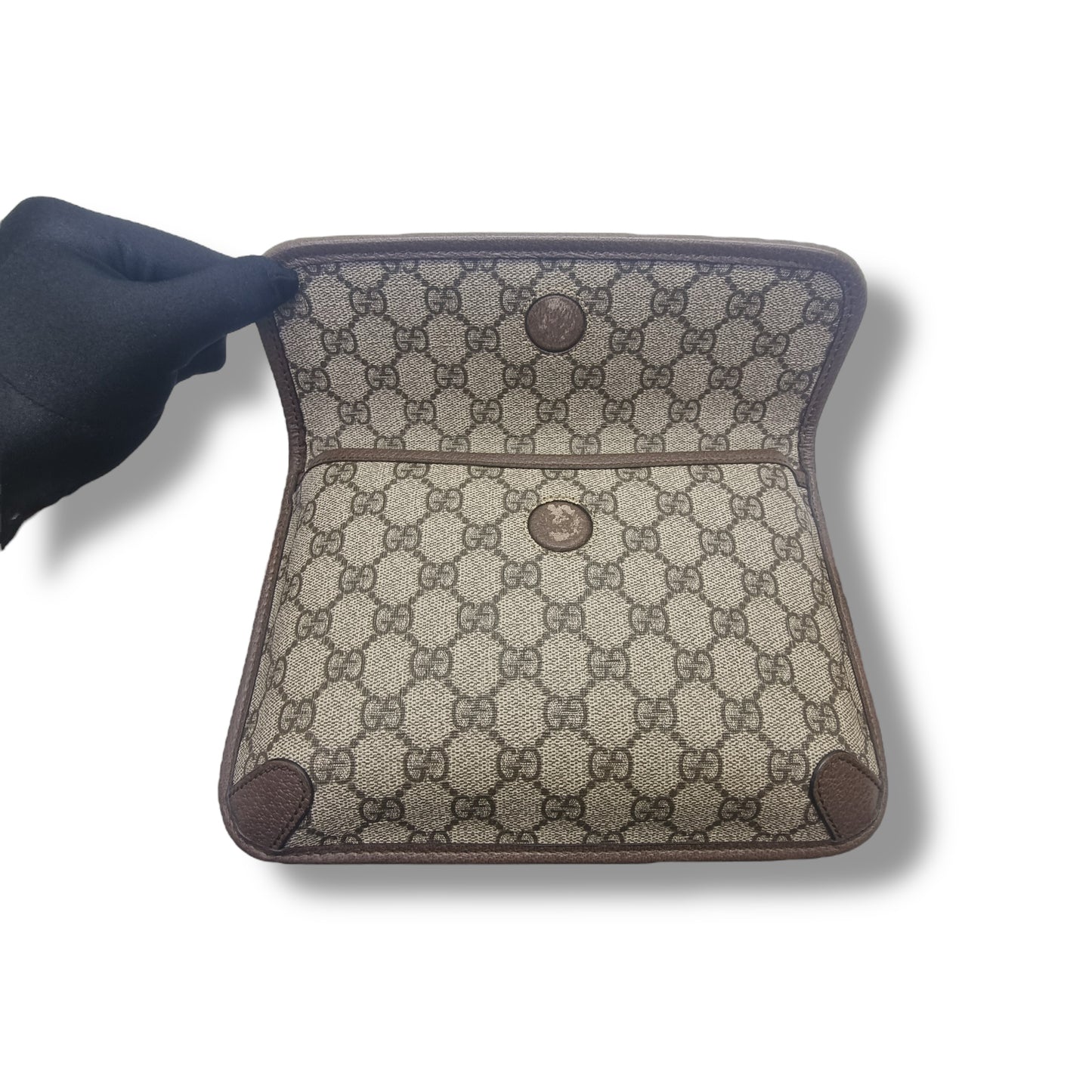 Gucci Belt Bag GG Supreme Neo Vintage Canvas Ghw (Beige/Brown)