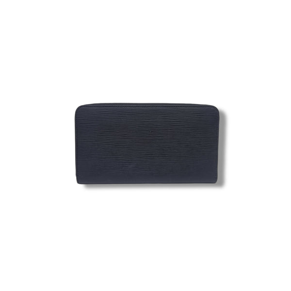 Louis Vuitton Wallet Zippy Organiser Epi Black Shw