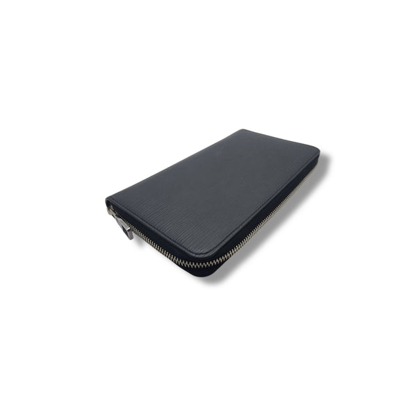 Louis Vuitton Wallet Zippy Organiser Epi Black Shw