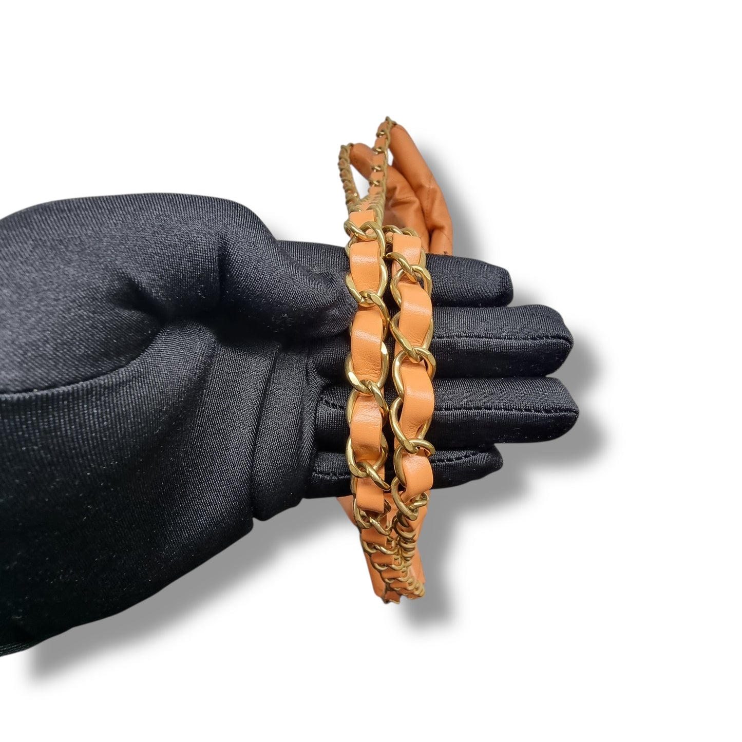 Chanel C22 Small Calfskin Ghw (Orange)