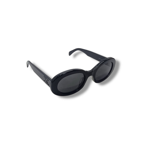 Celine Triomphe Acetate Sunglasses (Black)