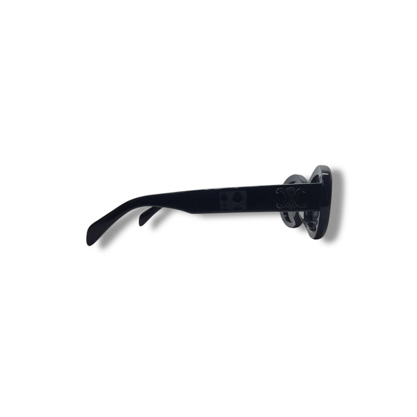 Celine Triomphe Acetate Sunglasses (Black)