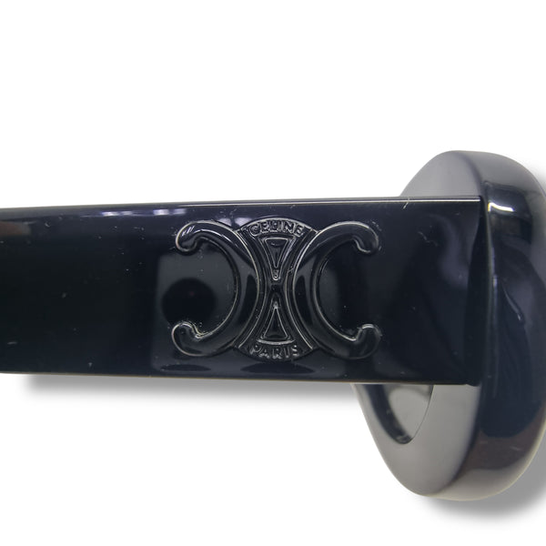Celine Triomphe Acetate Sunglasses (Black)