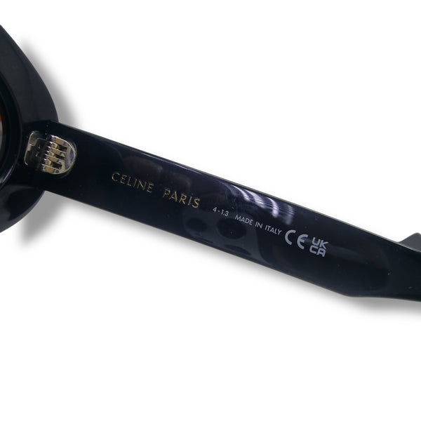 Celine Triomphe Acetate Sunglasses (Black)