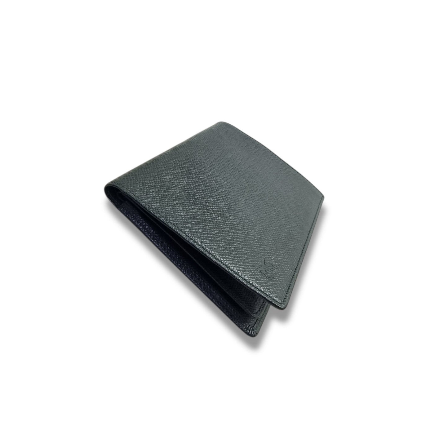 Louis Vuitton Passport Holder/Card Holder Taiga Leather (Dark Green)