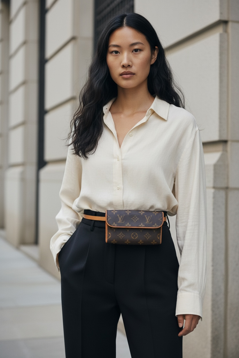 Louis Vuitton Pochette Florentine Monogram Ghw