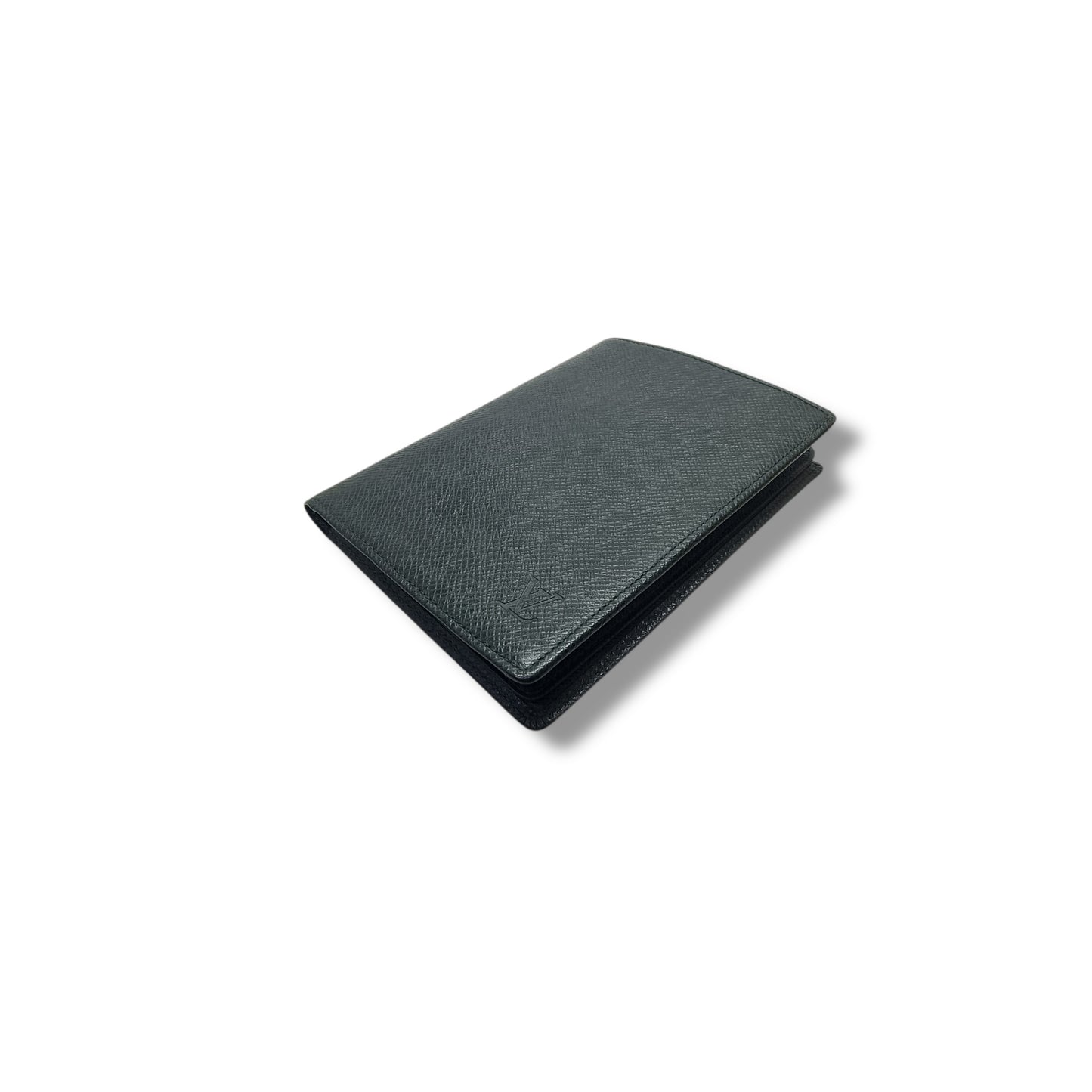 Louis Vuitton Passport Holder/Card Holder Taiga Leather (Dark Green)