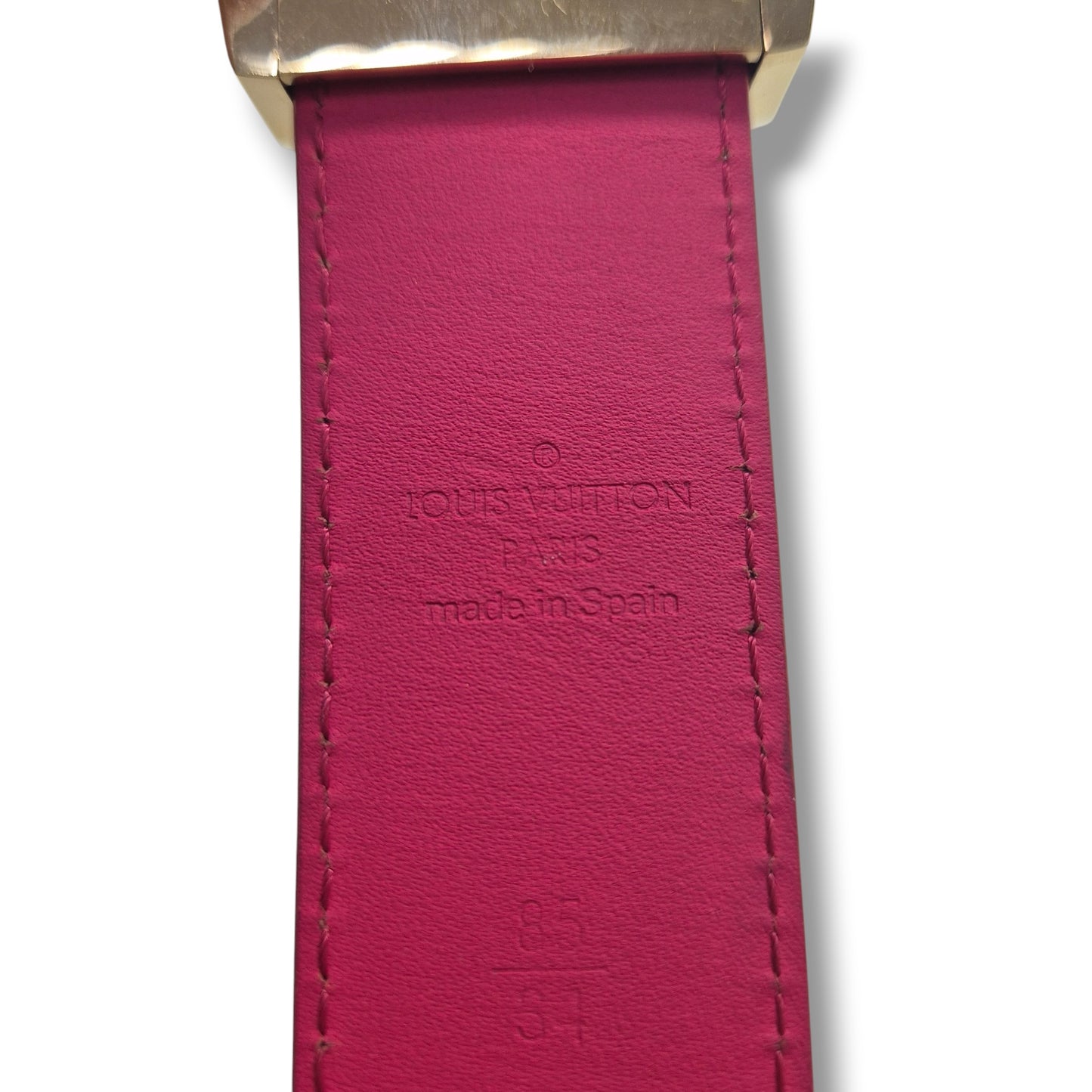 Louis Vuitton LV Cut Reversible Belt Murakami White Monogram Ghw