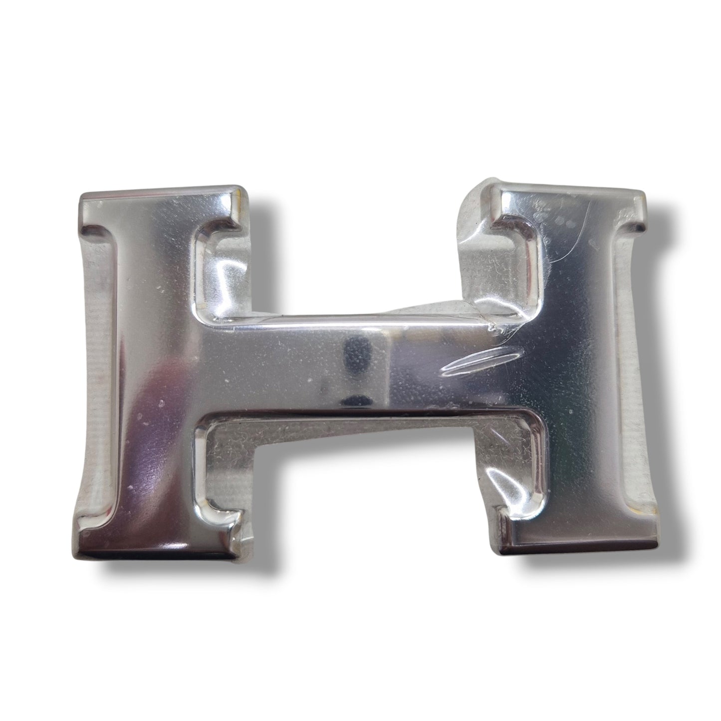 Hermes H Buckle Reversible Leather Belt Phw (Black/Brown)