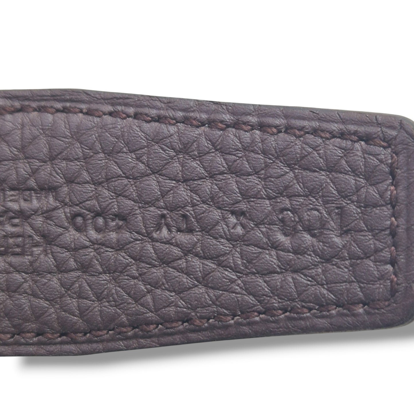 Hermes H Buckle Reversible Leather Belt Phw (Black/Brown)