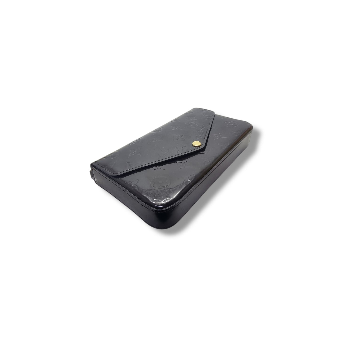 Louis Vuitton Pochette Felicie Monogram Amarante Vernis Ghw