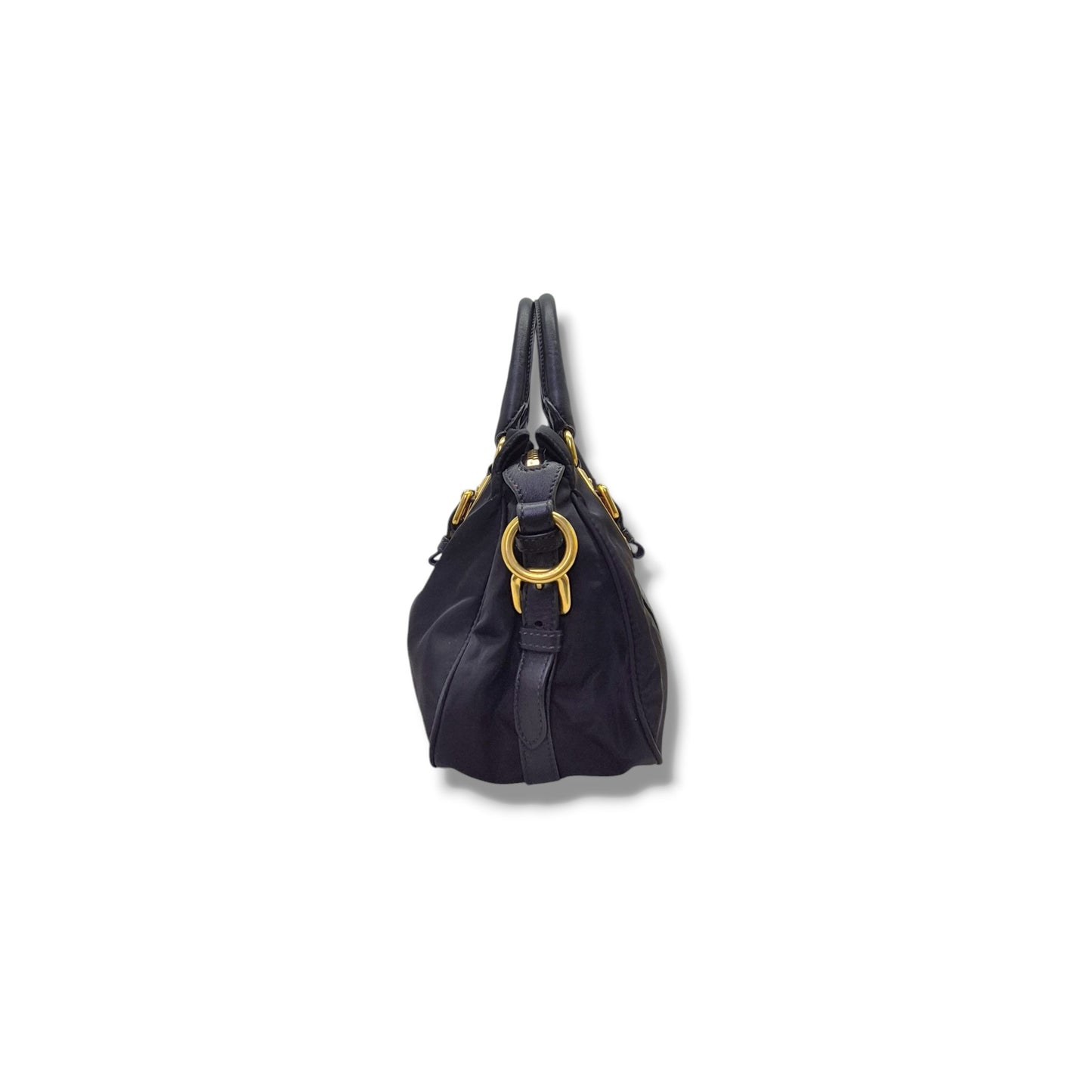 Prada BN1904 Nylon Tote Bag Ghw (Black)