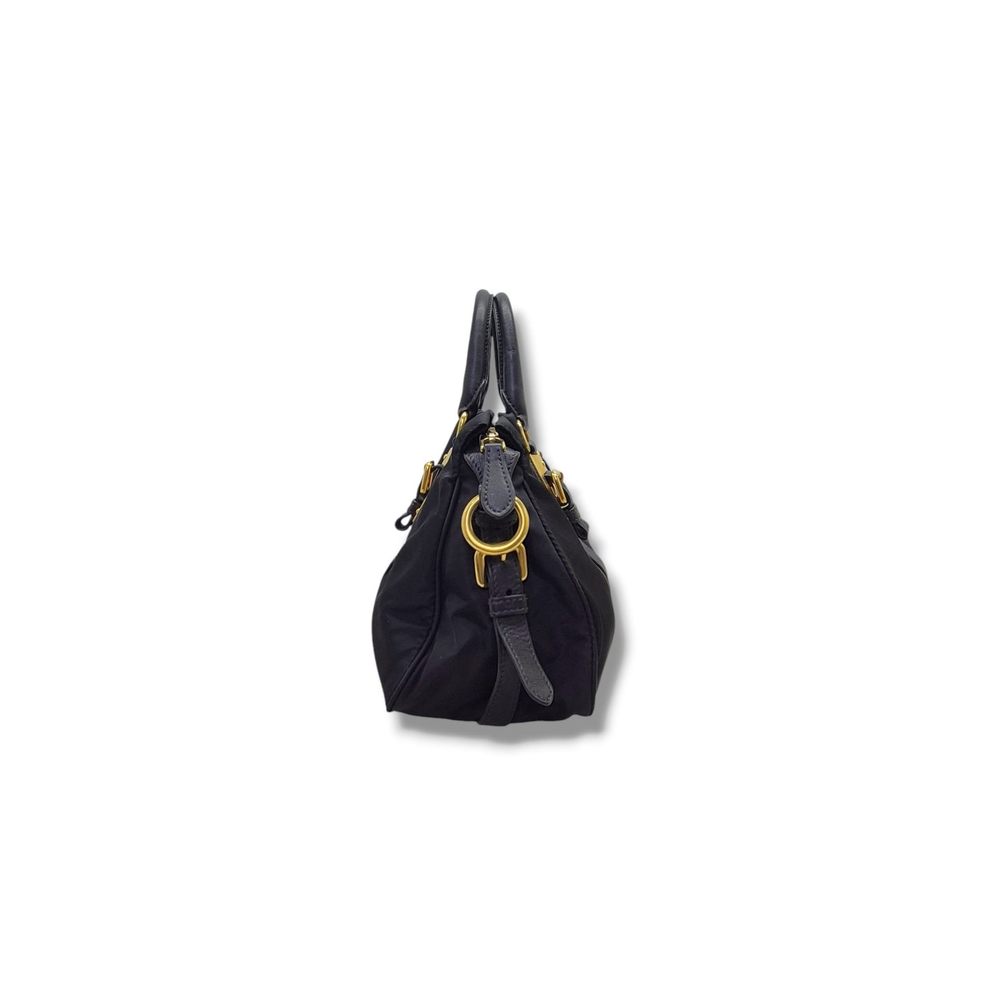 Prada BN1904 Nylon Tote Bag Ghw (Black)