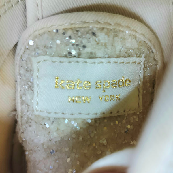 Kate Spade Keds New York Triple Glitter Sneakers (Cream)