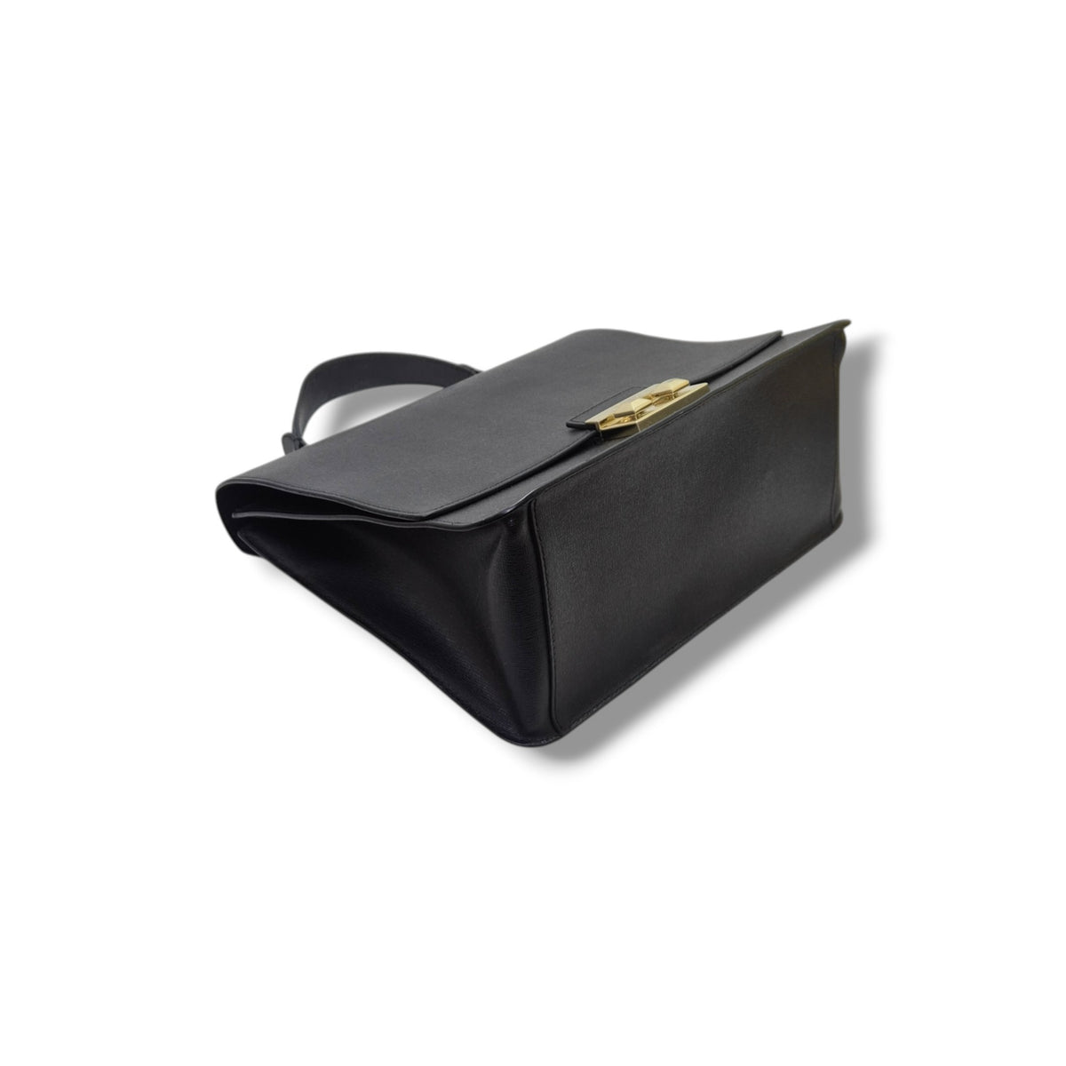 Furla Bella M Leather Tote Bag Ghw (Black)