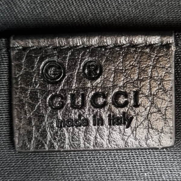 Gucci GG Guccissima Nylon Bumbag Shw Black