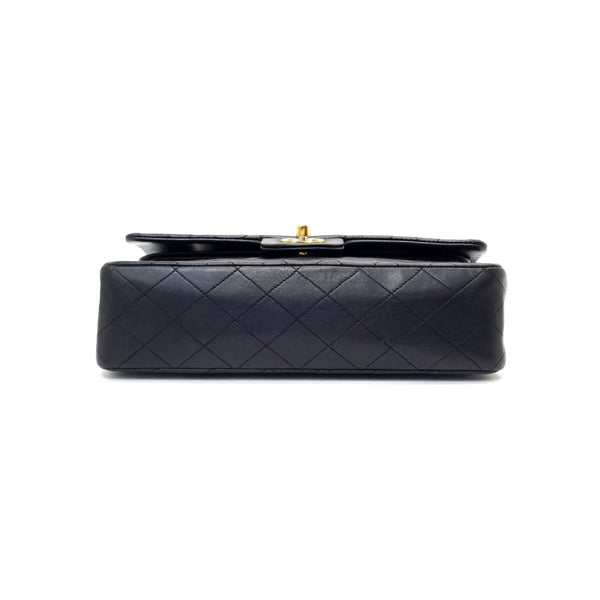 Chanel Vintage Classic Double Flap Meduim Lambskin Ghw (Black)