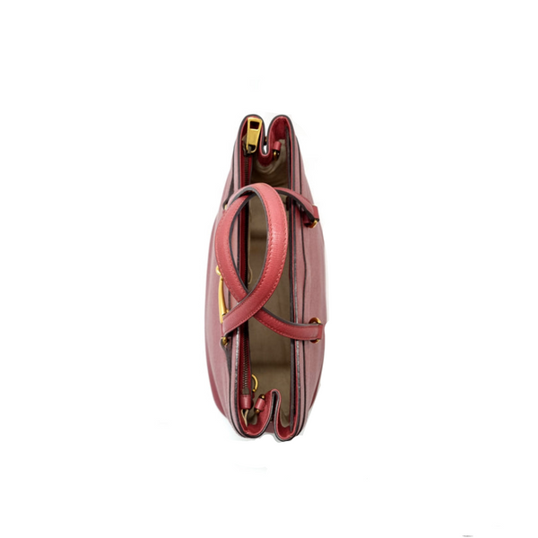 Gucci HorseBit 2 Way Safiano Leather Tote Bag Ghw (Bordeaux)