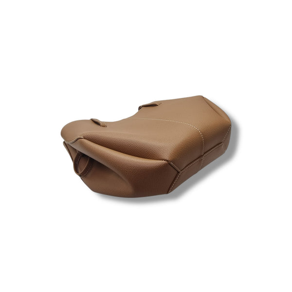 Polene Cyme Mini Leather Shoulder Bag Ghw (Camel)