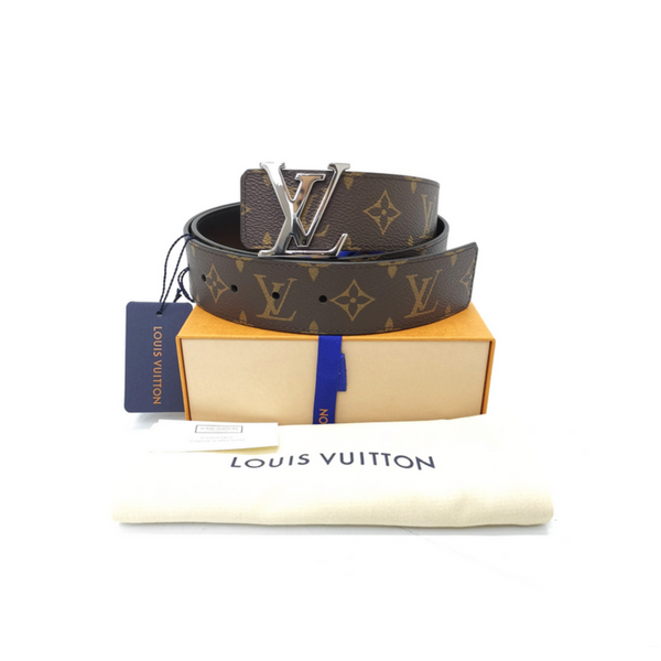 Louis Vuitton Belt Initiales Reversible Monogram Black Shw