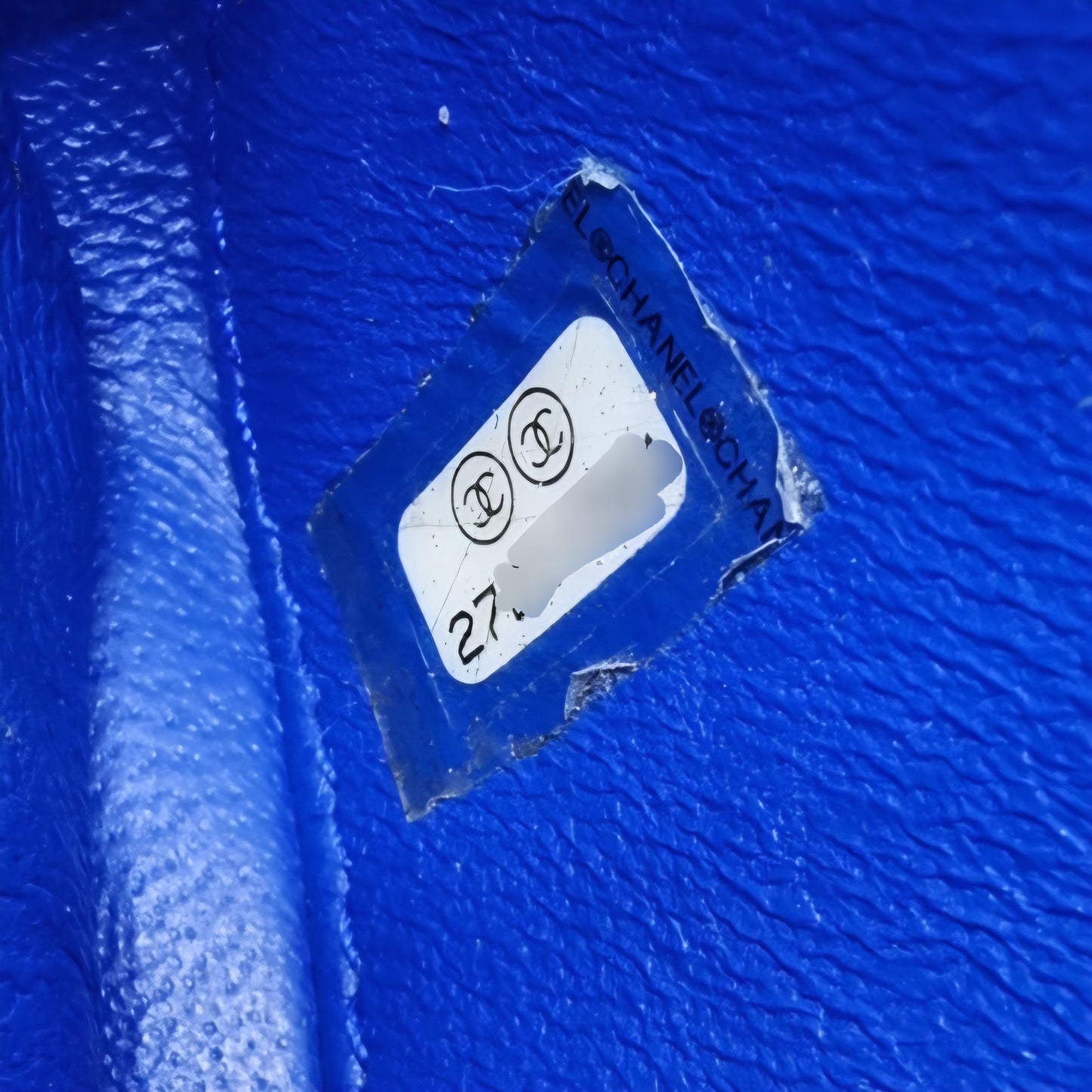 Chanel Filigree Vanity Case Caviar Shw ( Blue/Red/White)