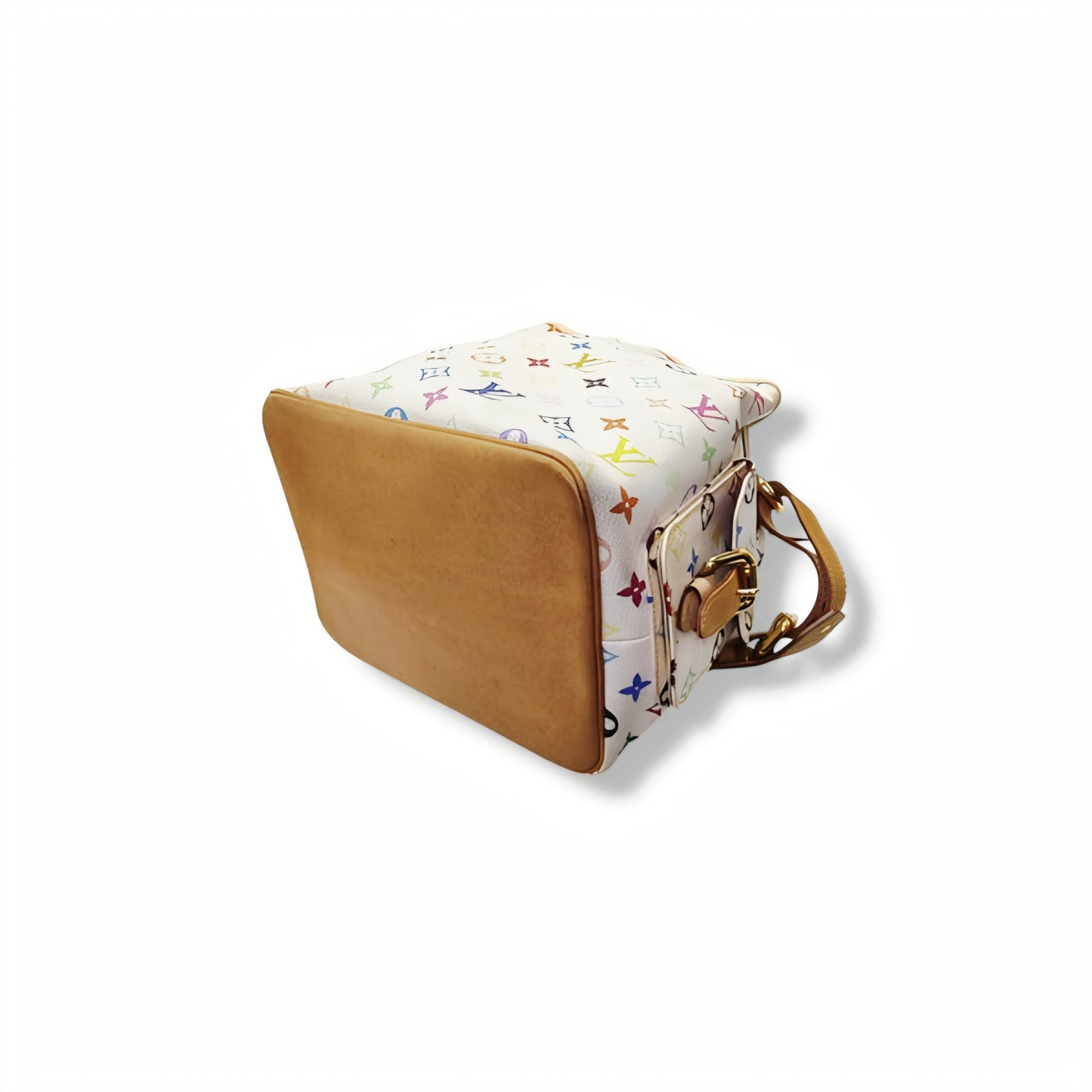 Louis Vuitton Petit Noe Monogram Multicolour White Ghw