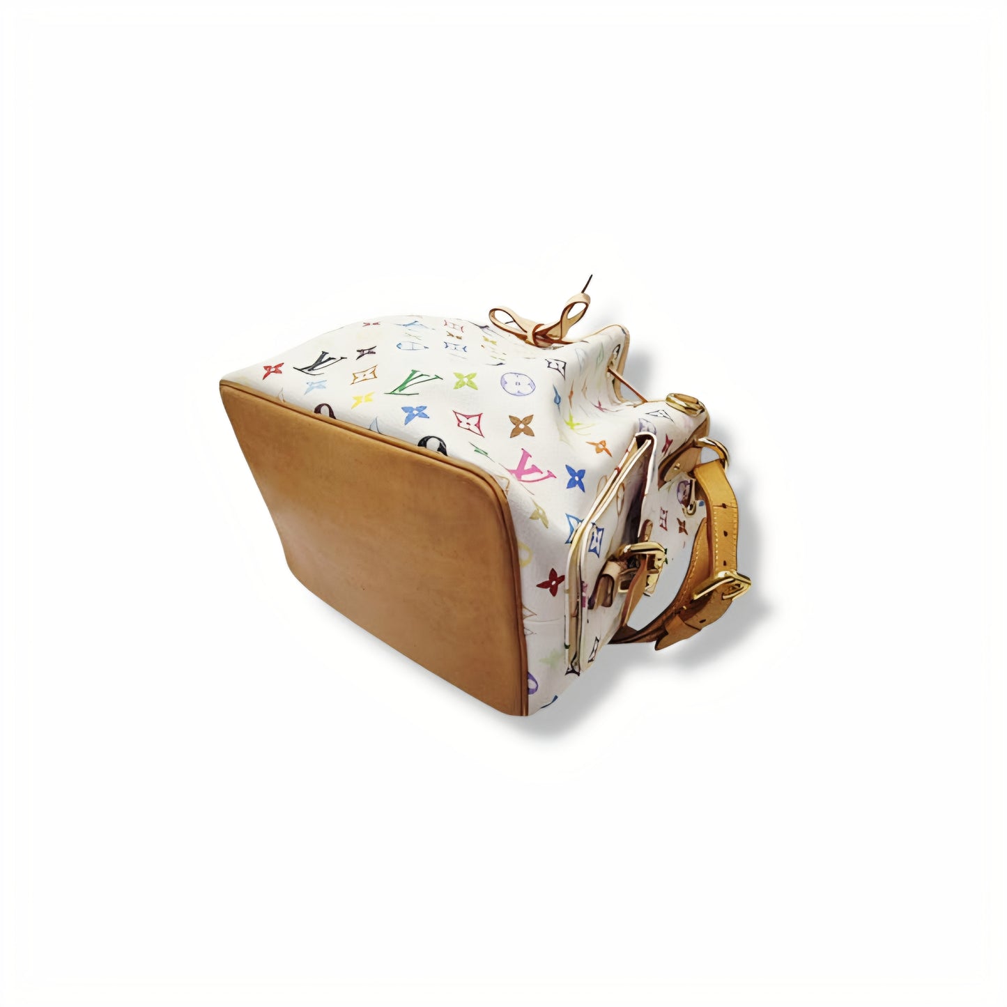 Louis Vuitton Petit Noe Monogram Multicolour White Ghw