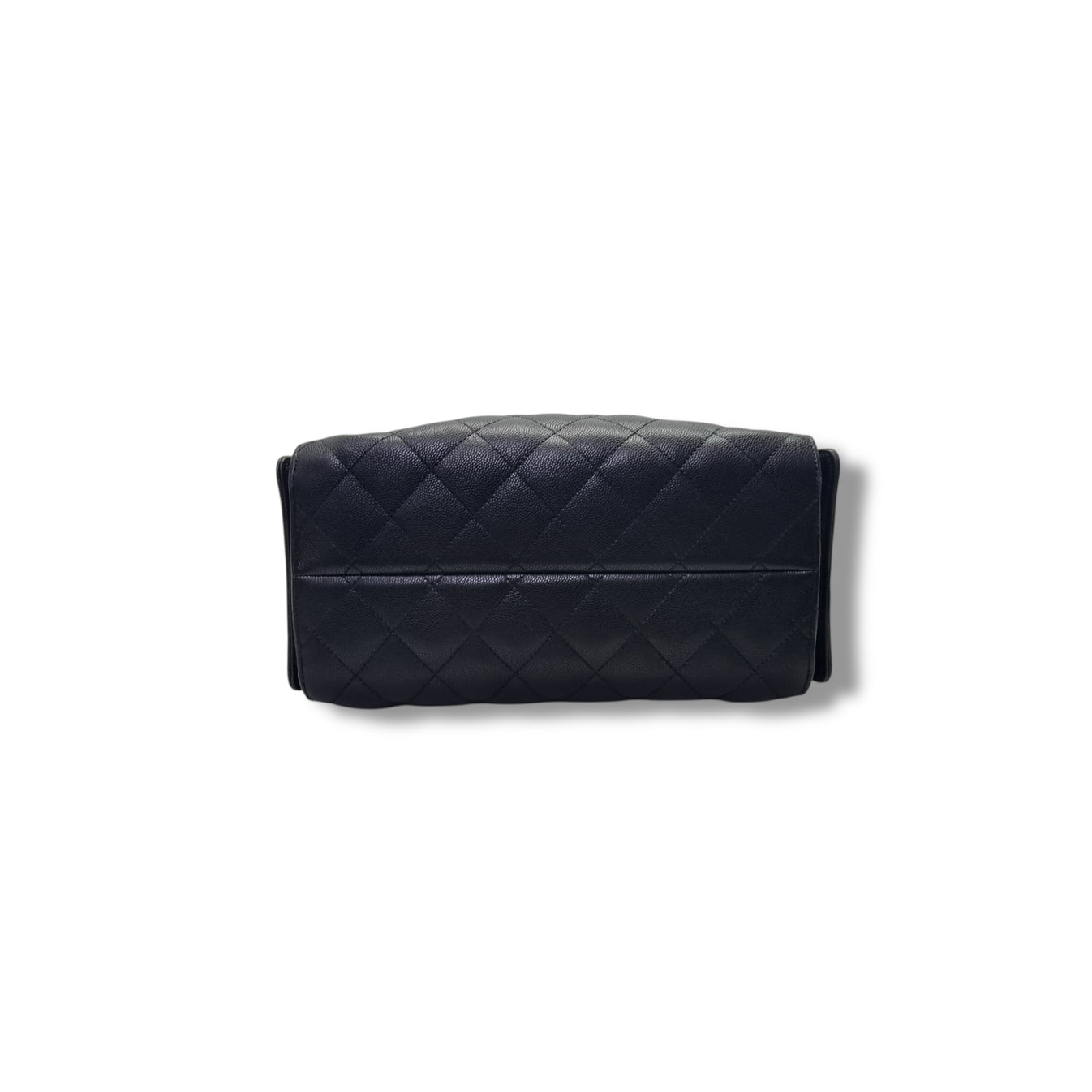 Chanel 25 Small Grained Calfskin Ghw (Black)