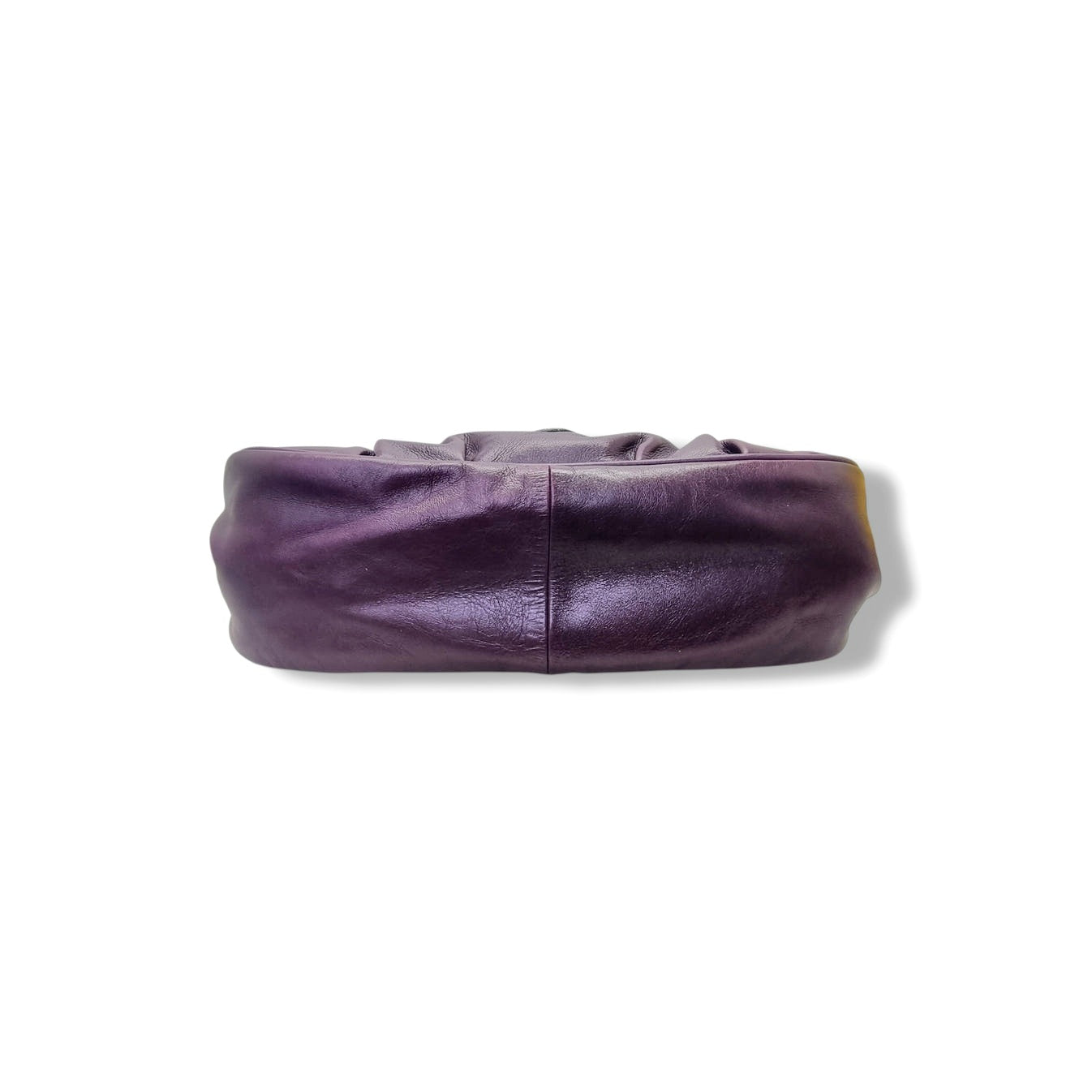 Longchamp Idole Leather Shw (Dark Purple)