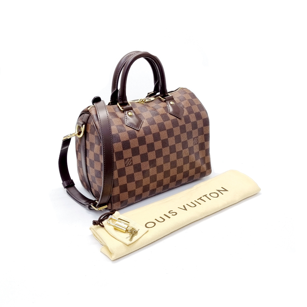 Louis Vuitton Speedy 25B Damier Ebene Ghw