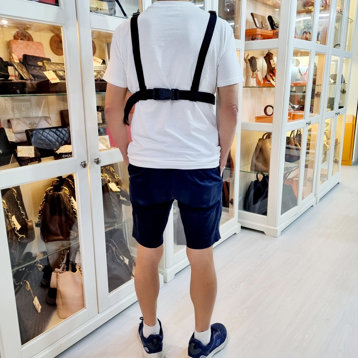 Burberry Nylon Cannon Belt Bag Shw (Black)