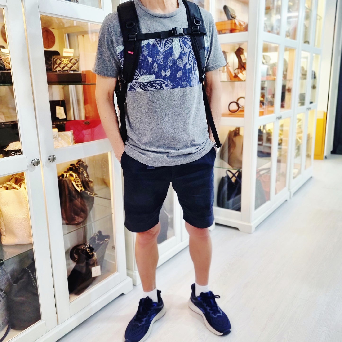 Supreme Nylon Backpack (Black)