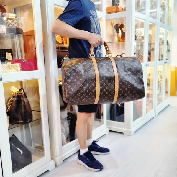 Louis Vuitton Keepall 55 Monogram Ghw