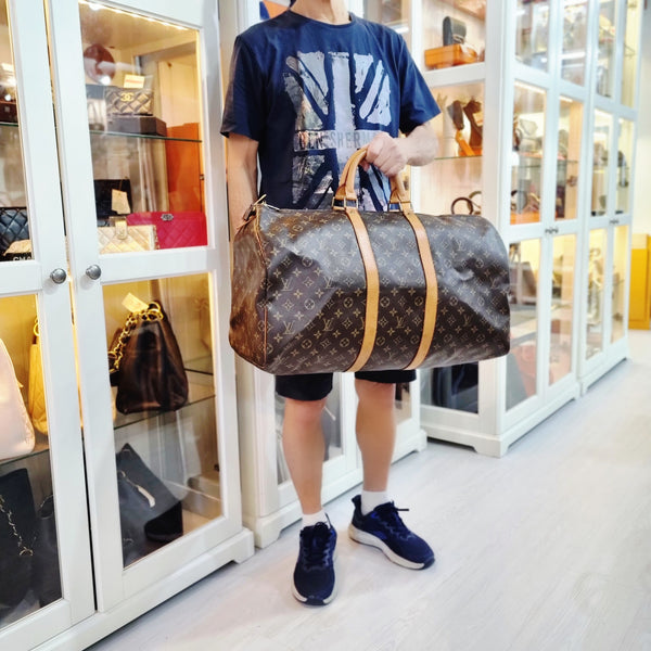 Louis Vuitton Keepall 55 Monogram Ghw