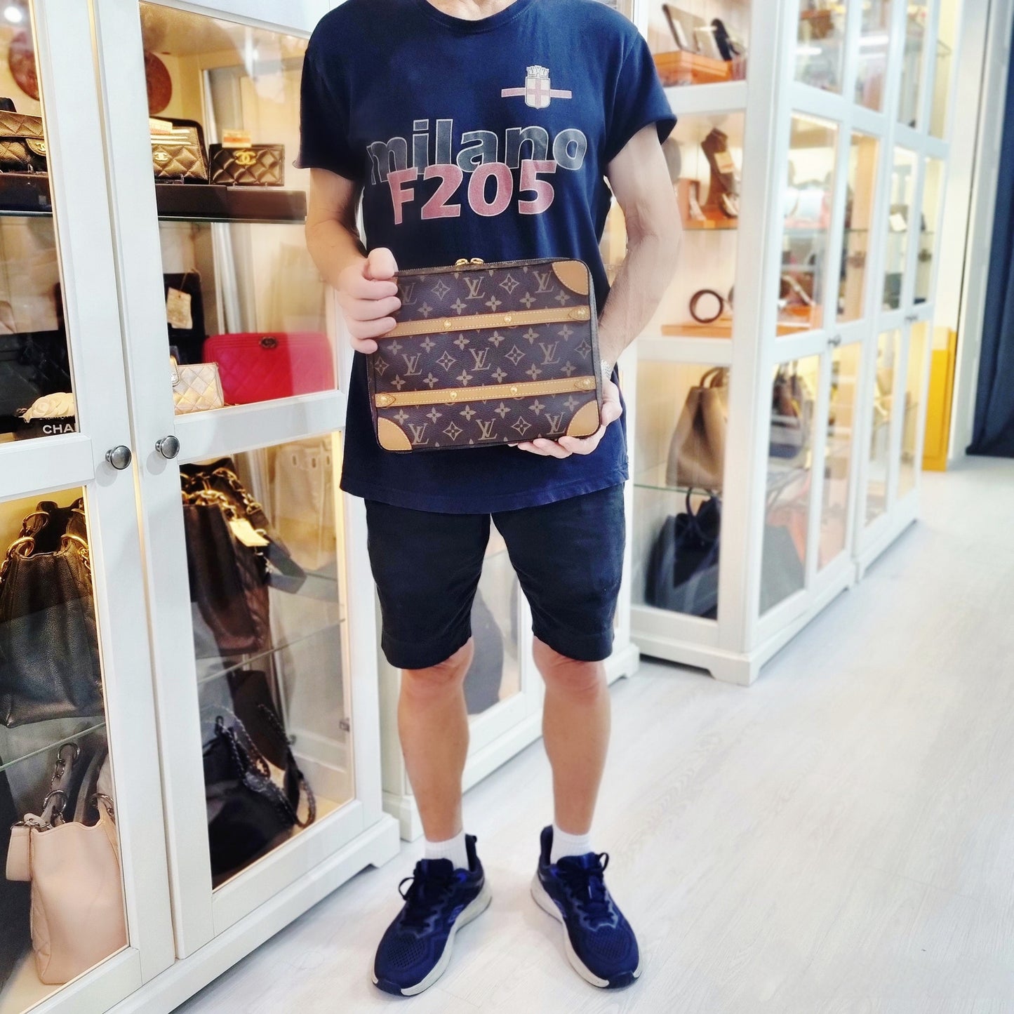 Louis Vuitton Soft Trunk Messenger Pm Monogram Ghw