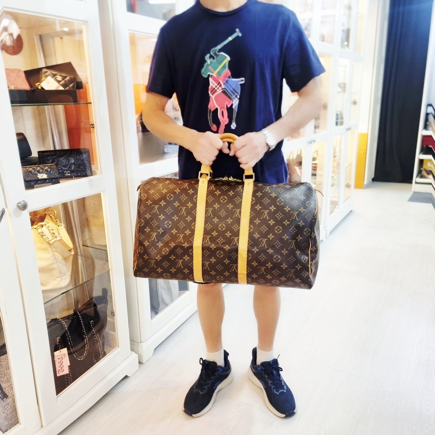 Louis Vuitton Keepall 50 Monogram Ghw