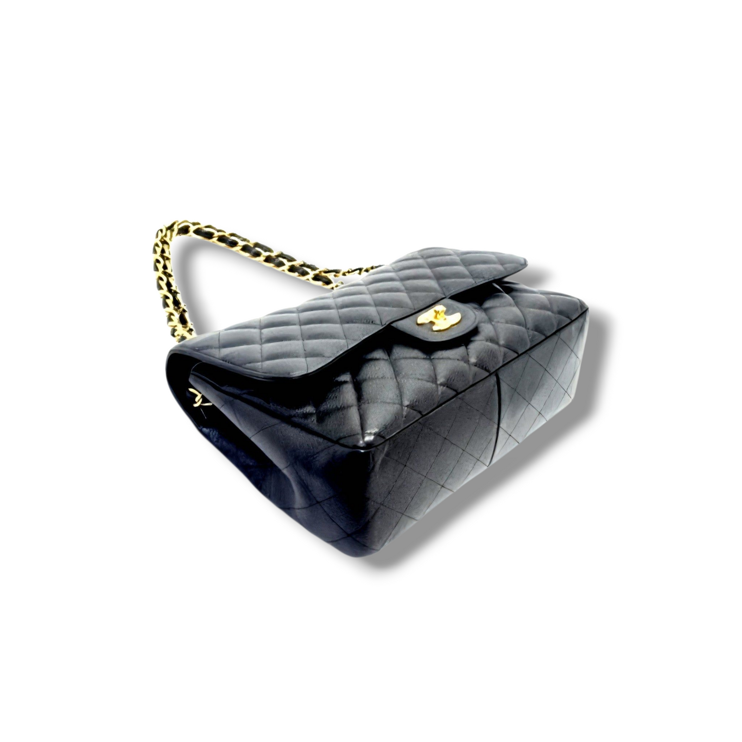 Chanel Classic Jumbo Double Flap Caviar Ghw (Black)