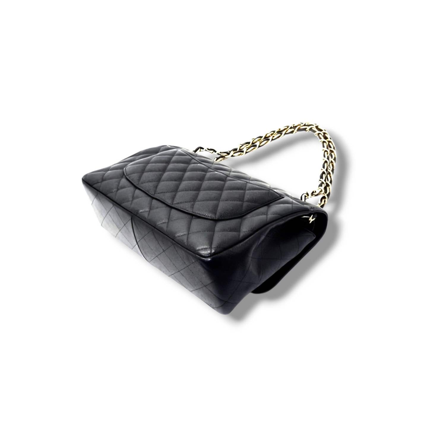 Chanel Classic Jumbo Double Flap Caviar Ghw (Black)